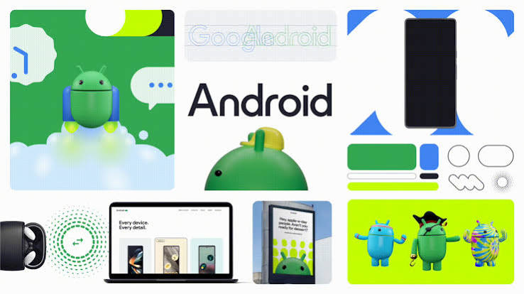 Bugdroid rebuilt with formal geometry and construction lines